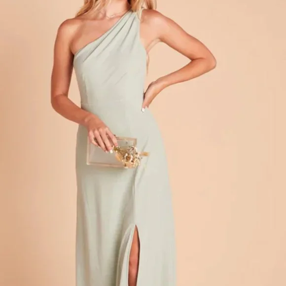 grey grecian bridesmaid dress Dark Grey Long Mismatched Boho A-Line Bridesmaid Dresses for Outdoor Wedding